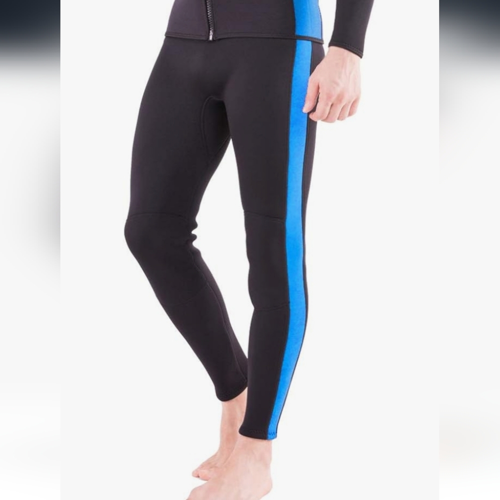 RealOn Black and Blue Swim Leggings